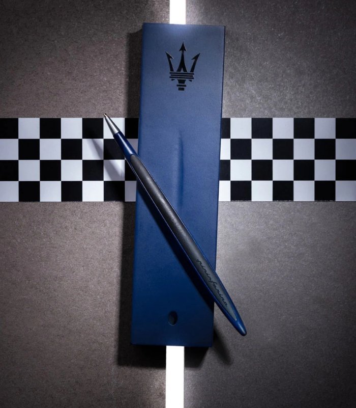 1 Pininfarina Cambiano Maserati Ink Ballpoint Pen - Blue - Image 1