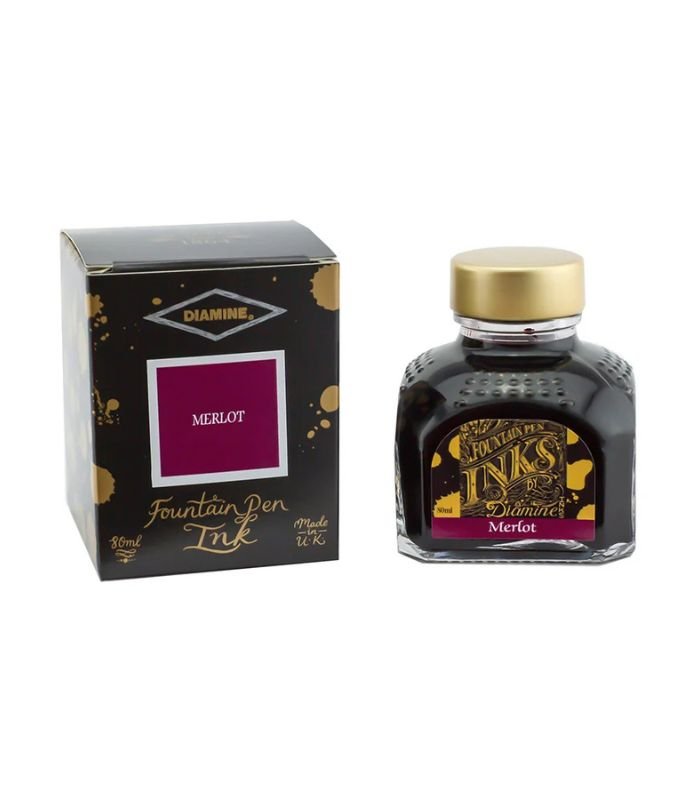 3 Diamine Standard Ink 80ml - Merlot - Image 1