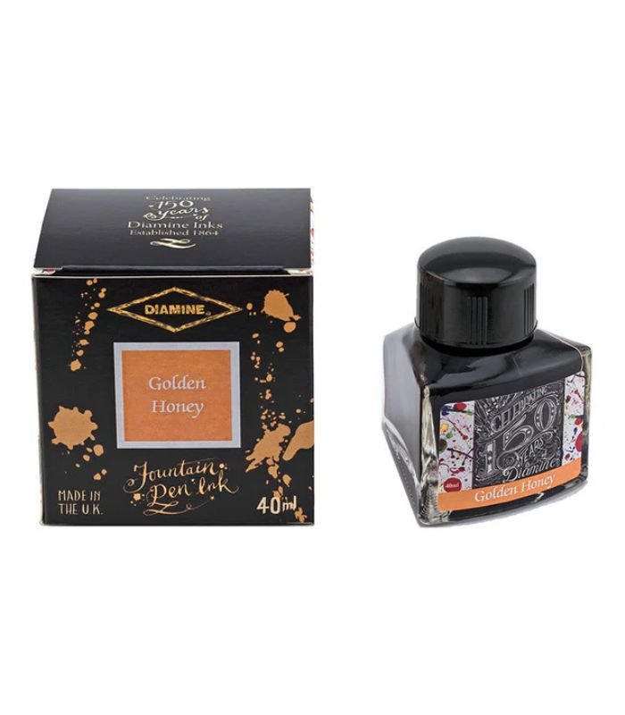 Diamine 150th Anniversary Ink 40ml - Golden Honey Diamine 150th Anniversary Ink 40ml - Golden Honey
