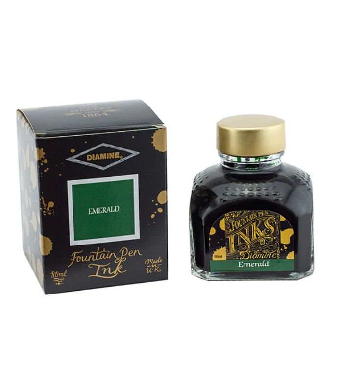 Diamine Standard Ink 80ml – Emerald Diamine Standard Ink 80ml - Emerald - Image 1