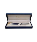 Waterman Hémisphère Matte Stainless Steel Blue Ballpoint Pen - Image 4