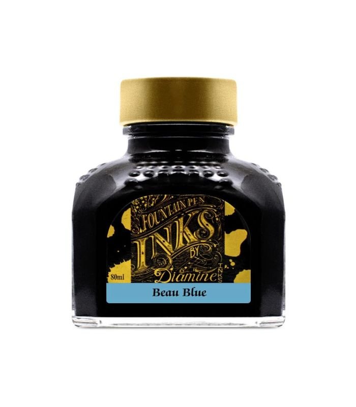Untitled design Diamine Standard Ink 80ml - Beau Blue - Image 1
