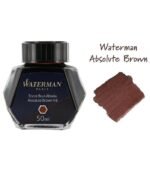 Waterman Ink Bottle Brown Ink 50ml - Image 2