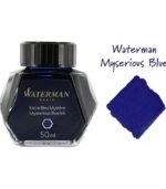 Waterman Ink Bottle Mysterious Blue 50ml - Image 2