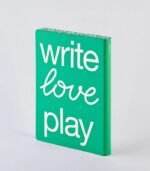 Nuuna Flexcover Graphic L Notebook – Write Love Play