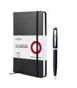 Sheaffer Giftset Matte Black 300 Ballpoint Pen with Chrome Trim and  Notebook 9317 - Image 2