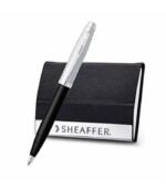 Sheaffer Giftset Chrome  Ballpoint Pen with CT and Card Holder 9313 - Image 2