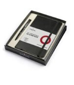 Sheaffer Giftset Matte Black 300 Ballpoint Pen with Chrome Trim and  Notebook 9317