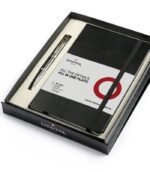 Sheaffer Giftset Ballpoint Pen with Gold Trim and Medium Notebook 9340