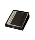 Sheaffer Giftset Strobe Silver VFM Ballpoint Pen with Chrome Trim and Notebook 9400