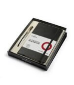 Sheaffer Giftset Bright Chrome 300 Ballpoint Pen with GT and Medium Notebook 9342