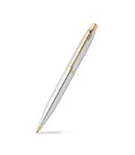Sheaffer Giftset Chrome VFM Ballpoint Pen with Gold Trim and Notebook 9422 - Image 3