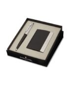 Sheaffer Giftset Glossy Black 100 Ballpoint Pen with CT and Card Holder 9338