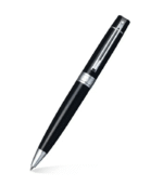 Sheaffer Giftset Glossy Black 300 Ballpoint Pen with Chrome Trim and  Card Holder 9312 - Image 4