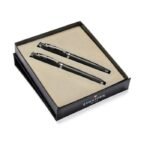 Sheaffer Giftset Matte Black 100 with CT Ballpoint & Rollerball Pen 9317