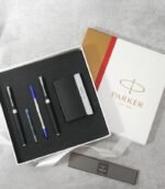 Parker Giftset Aster Matte Black CT Rollerball Pen + Fountain Pen