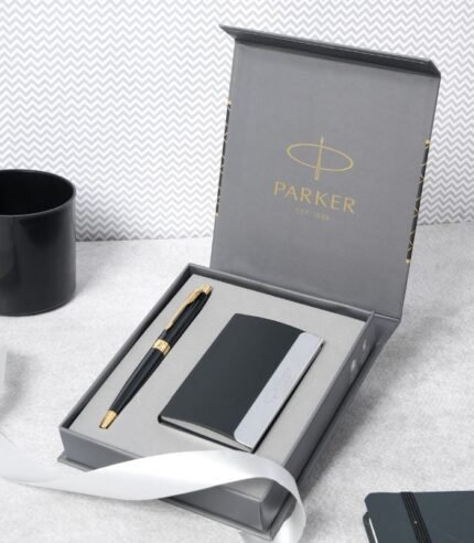 Parker Giftset Aster Matte Black GT Ballpoint Pen