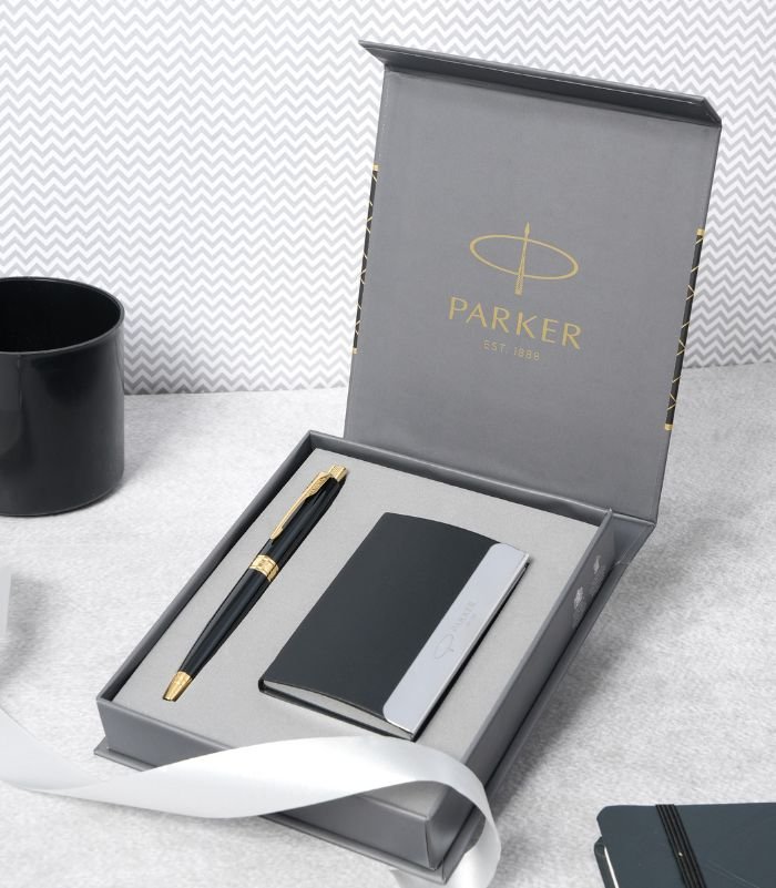 Parker Giftset Aster Matte Black GT Ballpoint Pen