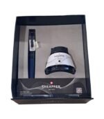 Sheaffer Giftset Blue Fountain Pen (M) with Glossy Black Trim and Skrip Ink Black 50 ml 9110