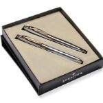 Sheaffer Giftset Bright Chrome 100 with GT Ballpoint & Fountain Pen (M) 9340