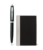 Sheaffer Giftset Matte Black 100 Ballpoint Pen with CT and  Card Holder 9317 - Image 3