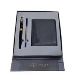 Parker Aster Giftset Lacque Black GT Rollerball Pen + Parker  Wallet