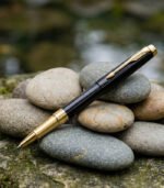 Parker Aster Giftset Lacque Black GT Rollerball Pen + Parker  Wallet - Image 3