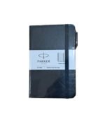 Parker Giftset Fusion Lacque Black CT Ball Pen + Small Notebook A6 - Image 2