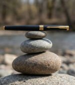 Parker Aster Giftset Matte Black GT Rollerball Pen + Parker Wallet - Image 3