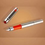 Moonman B25 Red-Fountain pen F MB25-05F