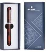 Moonman V60 Triangle Pen Transparent Brown Color Fountain Pen MV60-T02E - Image 4