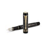 Parker Duofold Black Gold Trim Fountain Pen