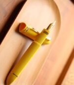 Moonman V60 Triangle Pen Yellow Gold Clip Fountain Pen MV60-11E - Image 3