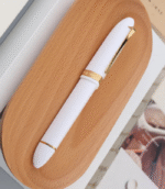 Moonman V60 Triangle Pen White Gold Clip Fountain Pen MV60-13E