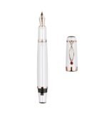 Moonman X1 Retractable Pen Golden White Fountain Pen MX1-03E