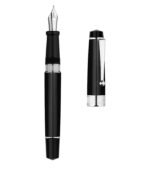 Moonman T5 Fireworks Matte Black Fountain Pen MT5-01E - Image 2