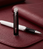 Waterman Hemisphere Colour Blocking Black & White Rollerball Pen