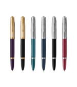 Parker 51 Teal Blue CT Fountain Pen - Image 2