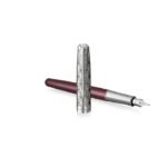 Parker Sonnet Metal & Red Lacquer CT Fountain Pen