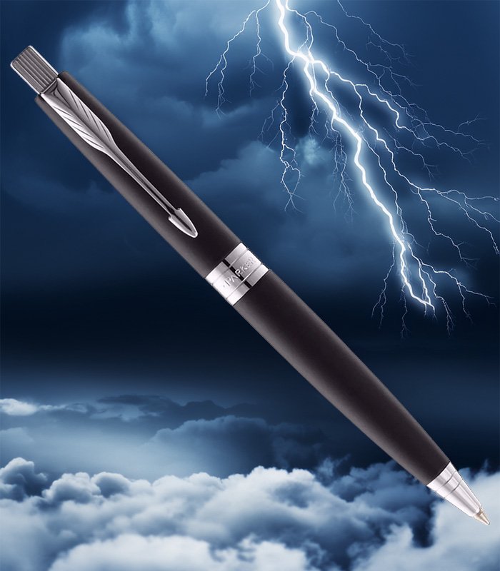 Untitled-1 Parker Aster Lacque Black CT Ball Pen - Image 1