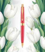 Parker Aster Matte Red GT Ball Pen - Image 2