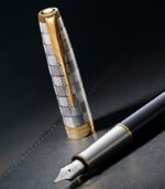 Parker Sonnet Metal & Black Lacquer GT Fountain Pen - Image 4