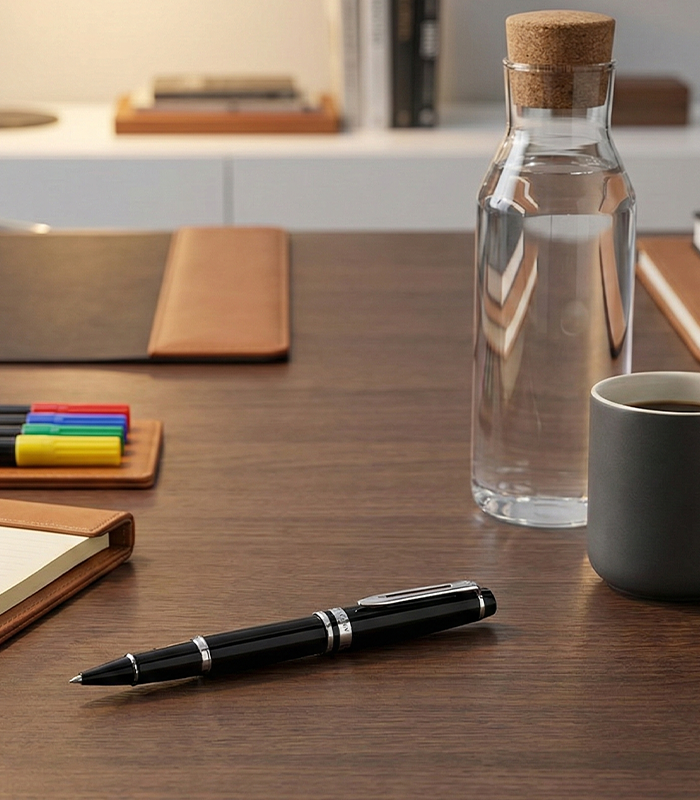 Untitled-1 Waterman Expert Matte Black CT Rollerball Pen - Image 1