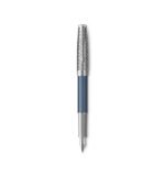 Parker Sonnet Metal & Blue Lacquer CT Fountain Pen - Image 2