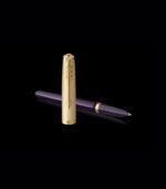 Parker 51 Deluxe Plum Gold Trim Fountain Pen - Image 7
