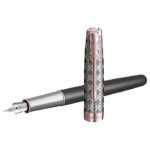 Parker Premium Sonnet Metal & Grey Lacquer CT Fountain Pen