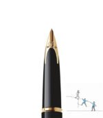 Waterman Carene DLX Black GT Fountain Pen - Image 3