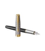 Parker Sonnet Metal & Black Lacquer GT Fountain Pen