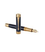 Parker Duofold Prestige Blue Chevron GT Fountain Pen - Image 2