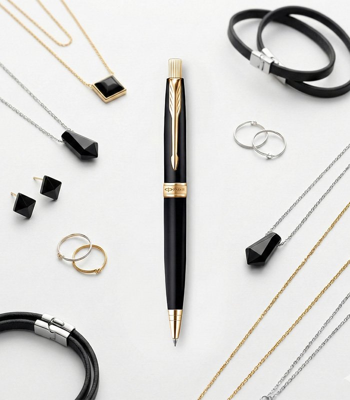 Untitled-3 Parker Aster Matte Black GT Ball Pen - Image 1